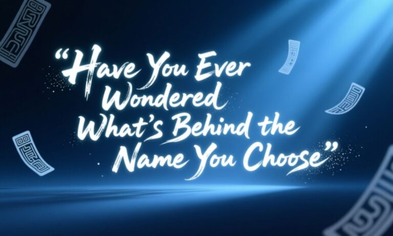 Have You Ever Wondered What’s Behind the Name You Choose