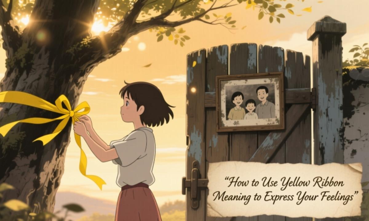 How to Use Yellow Ribbon Meaning to Express Your Feelings