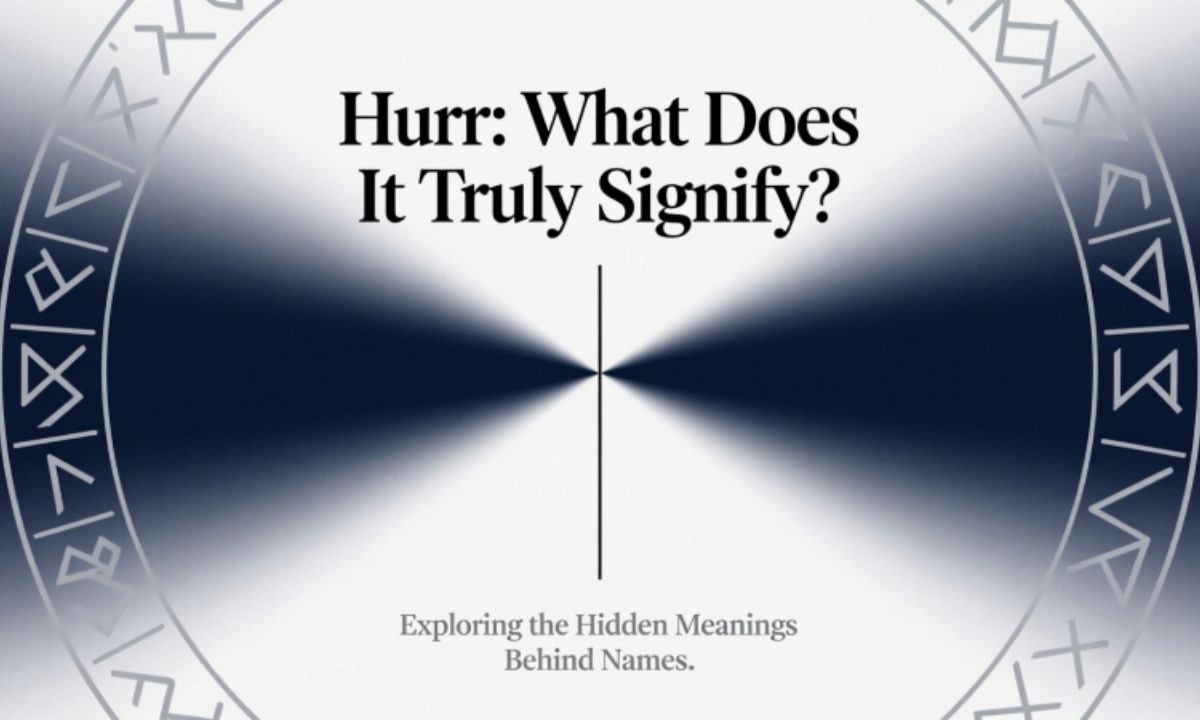 Hurr Name Meaning What Does It Truly Signify