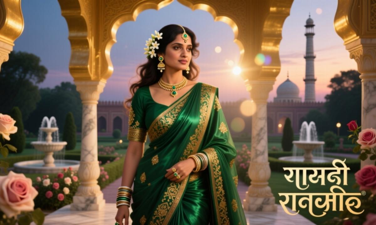 Jewel-Toned Sarees for a Regal and Romantic Look