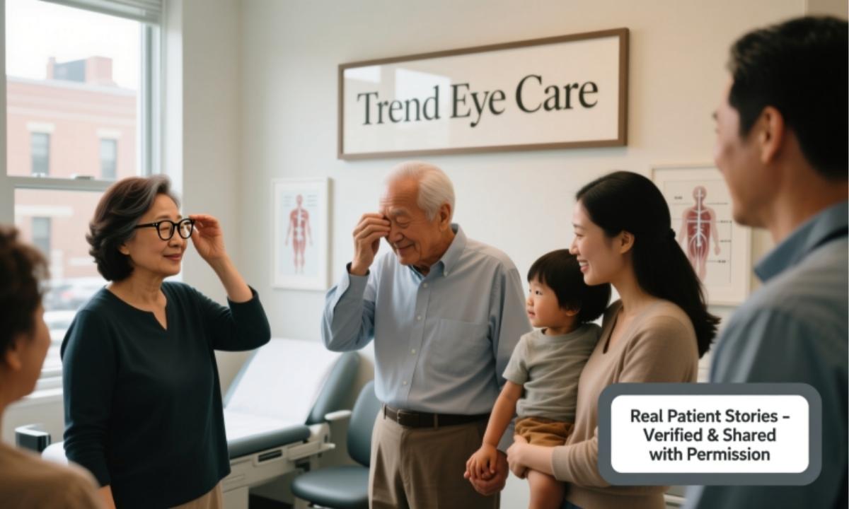 Patient Stories Real Experiences at Trend Eye Care Girard Ave