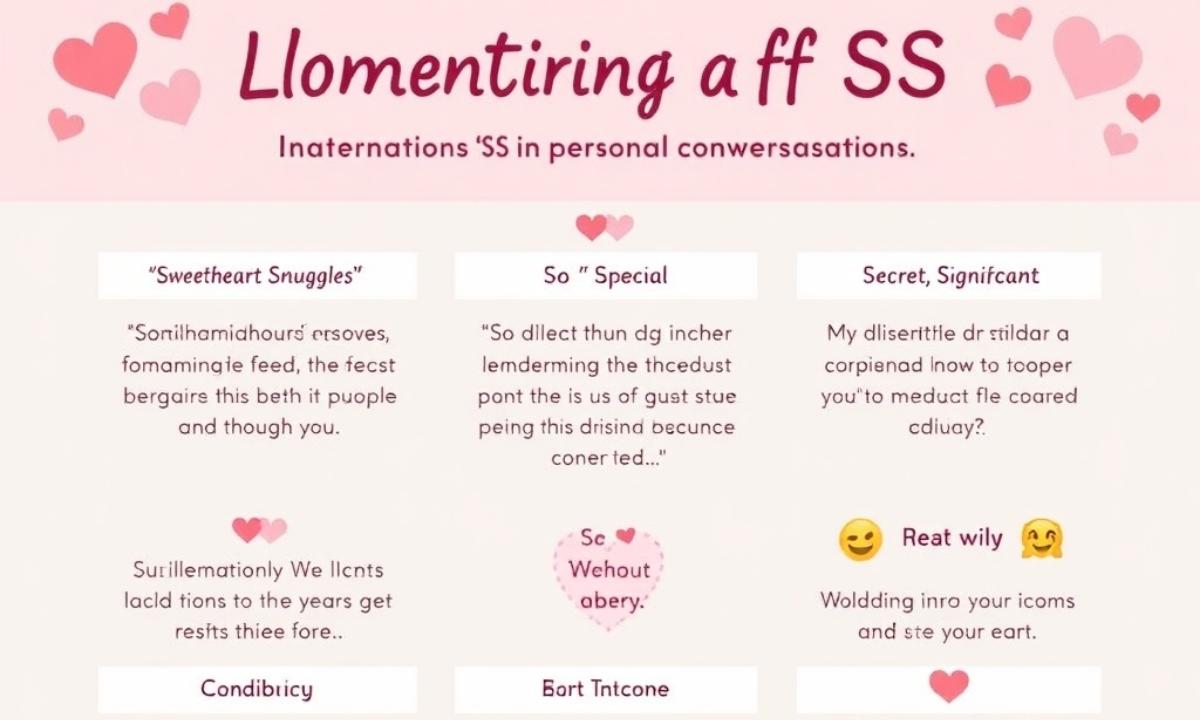 SS Meaning in Romantic and Personal Conversations
