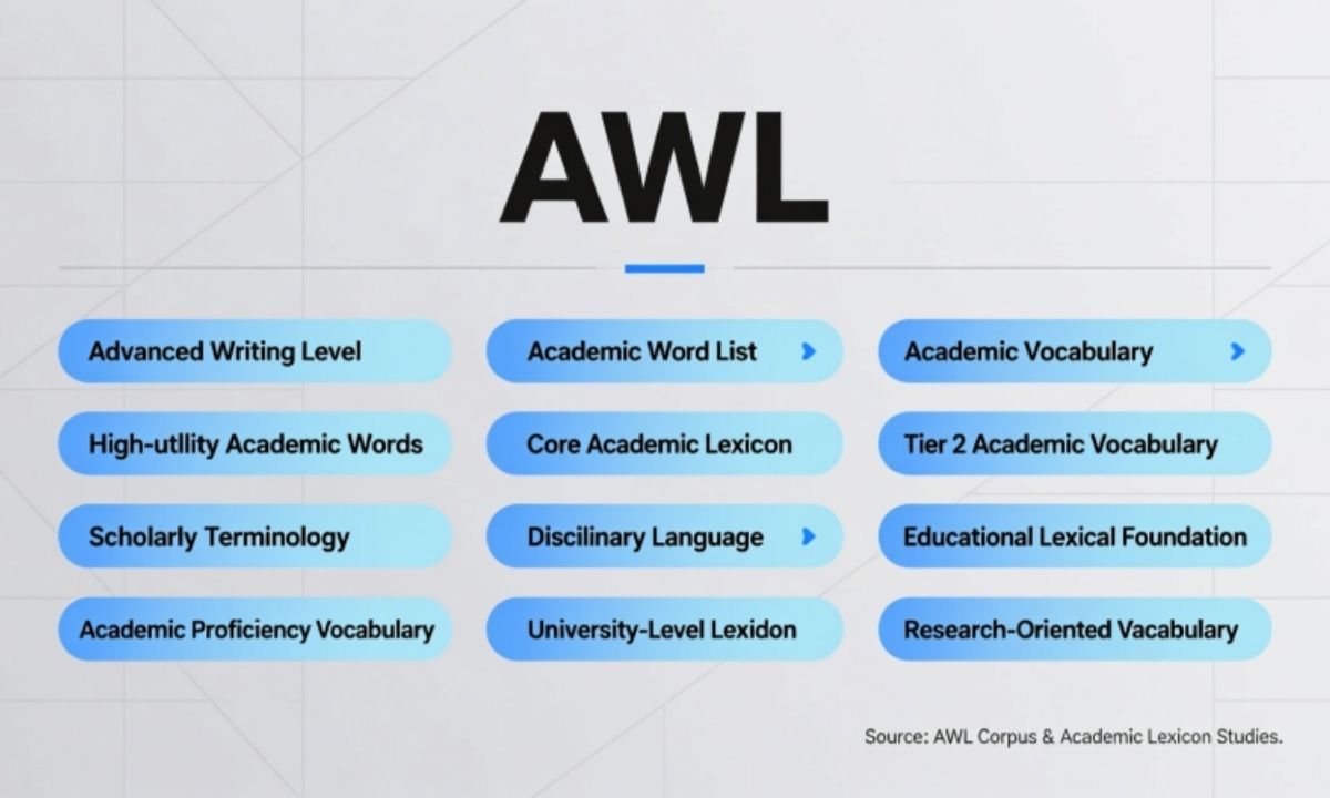 Similar Terms and Related Expressions to AWL