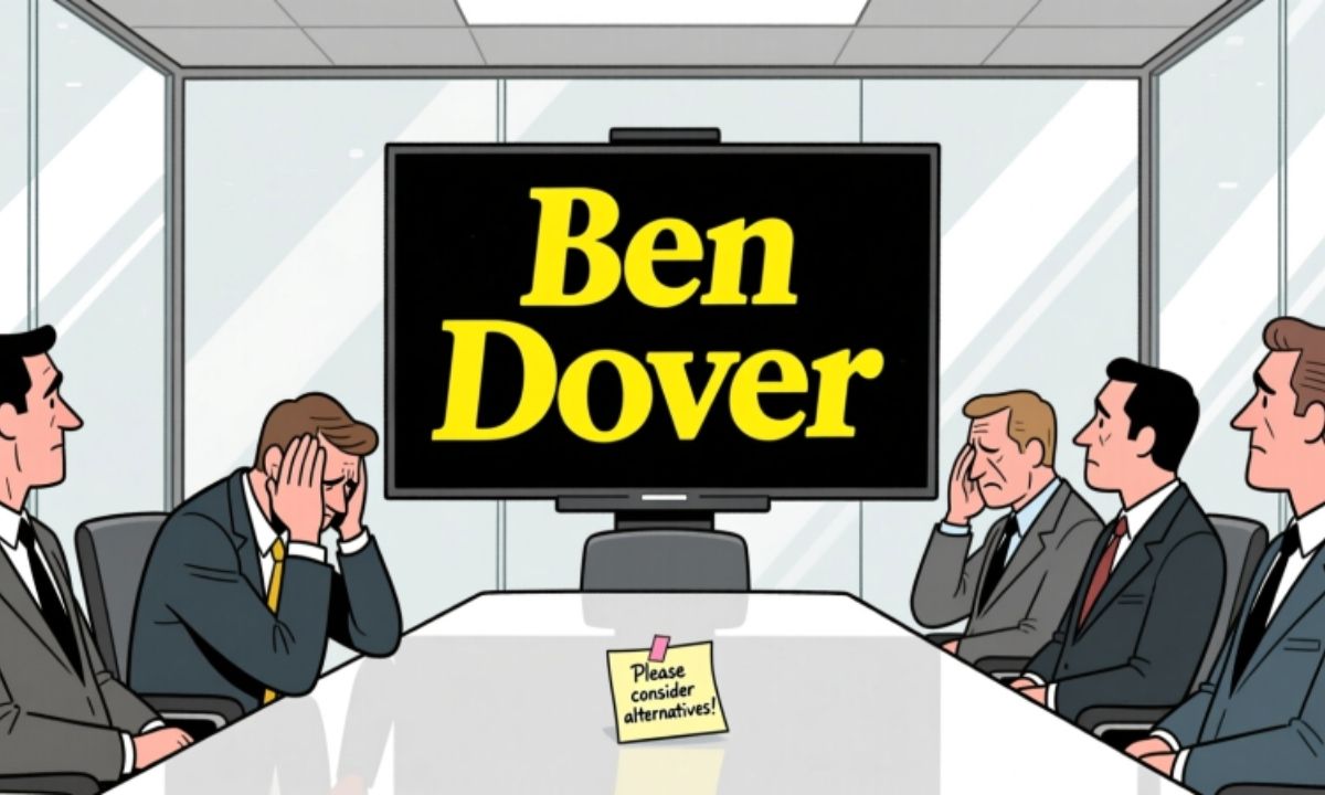 The Importance of Choosing Funny Names Like Ben Dover