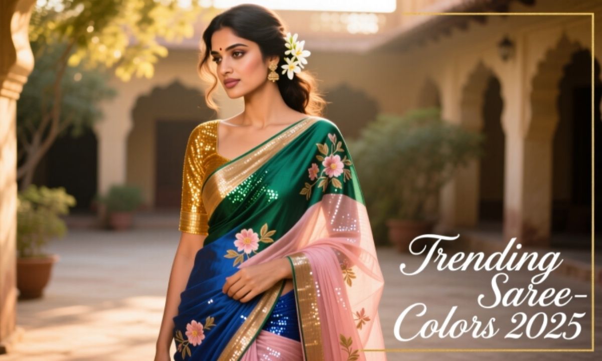 The Magic of Pastel Shades in Trending Saree 2025