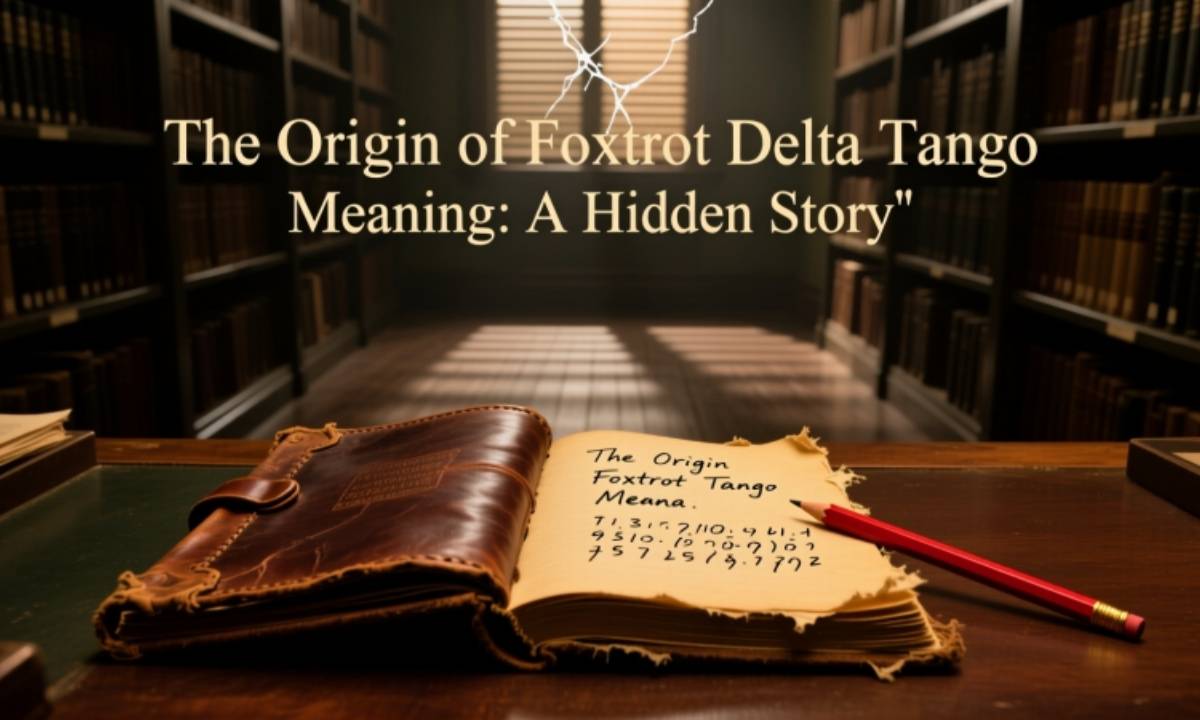 The Origin of Foxtrot Delta Tango Meaning A Hidden Story.