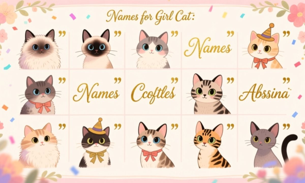 Top 10 Names for a Girl Cat