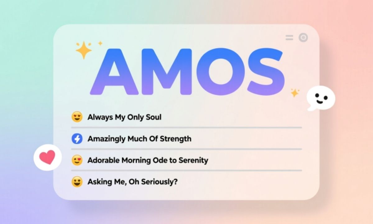 What Does AMOS Mean in Text and Online Conversations