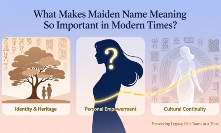 What Makes Maiden Name Meaning So Important in Modern Times