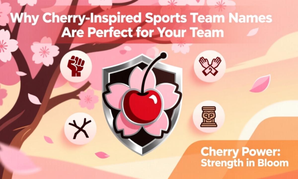Why Cherry Inspired Sports Team Names Are Perfect for Your Team
