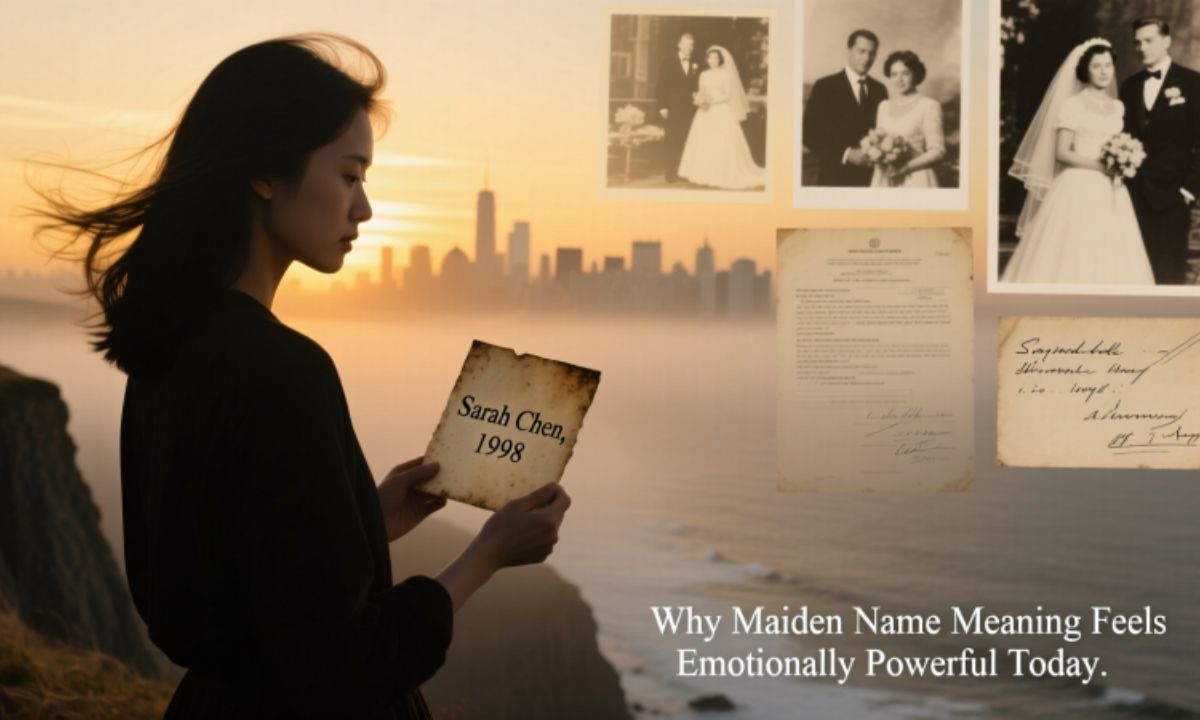 Why Maiden Name Meaning Feels Emotionally Powerful Today