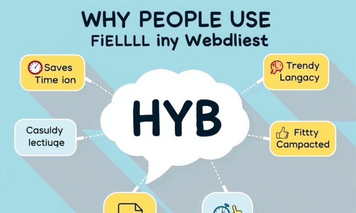 Why People Use HYB Instead of Full Words in Texts