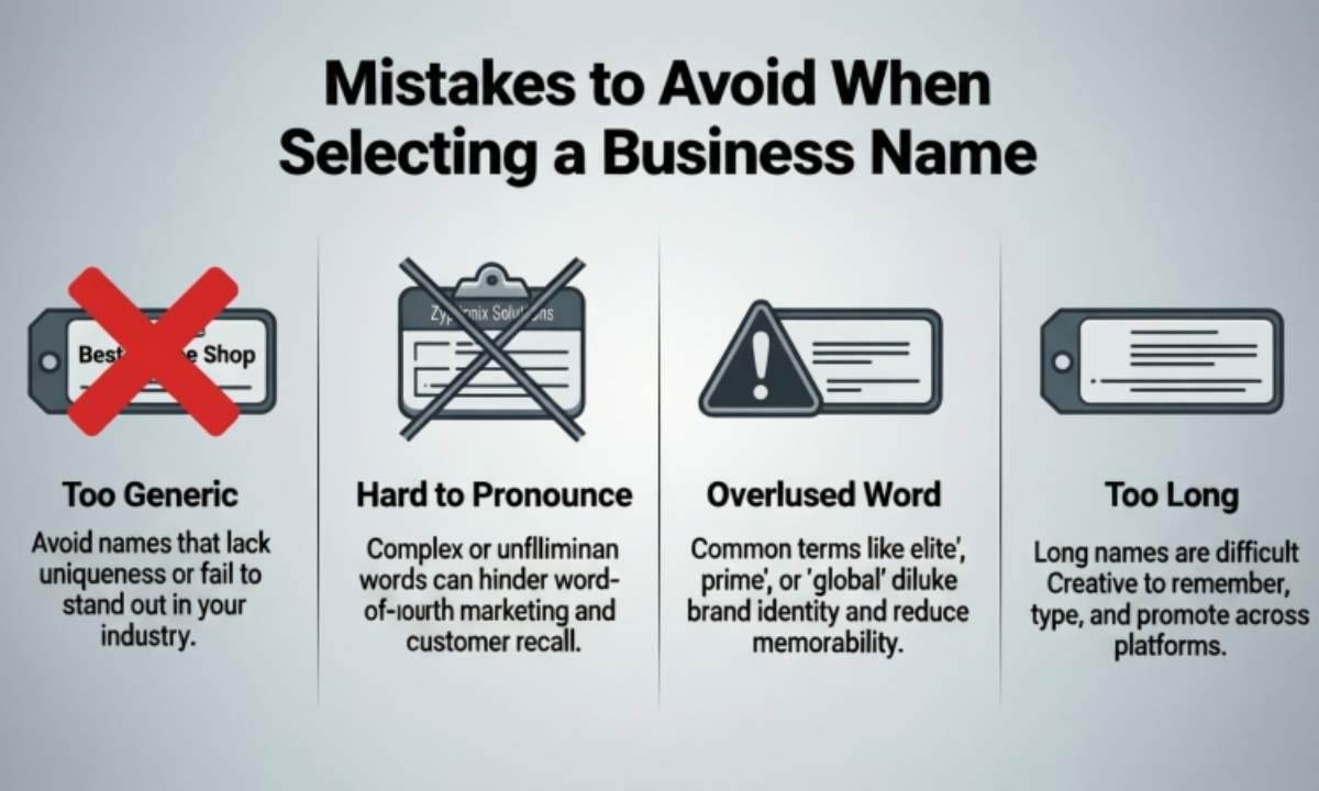Mistakes to Avoid When Selecting a Business Name