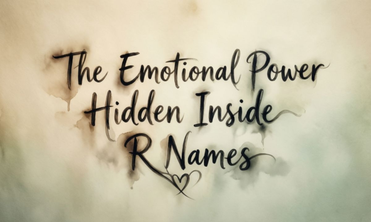 The Emotional Power Hidden Inside R Names
