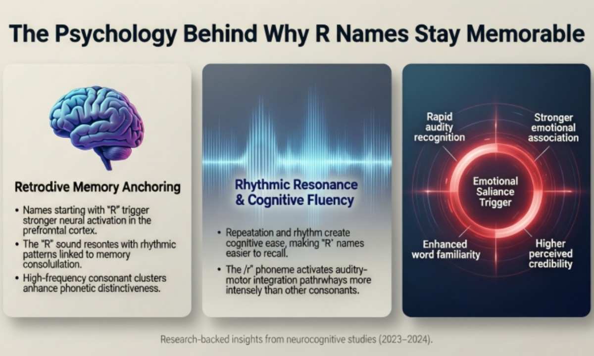 The Psychology Behind Why R Names Stay Memorable