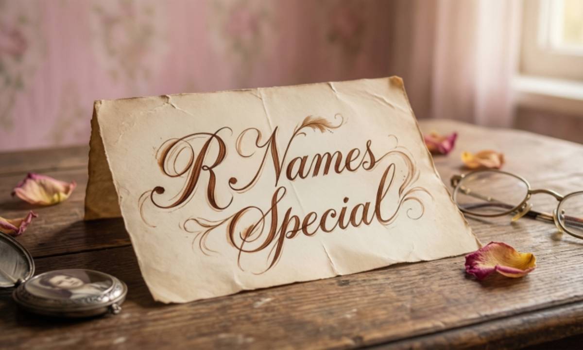 The Soft Romantic Vibe That Makes R Names Special