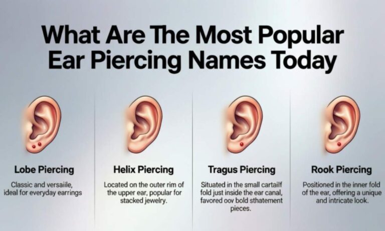 What Are the Most Popular Ear Piercing Names Today