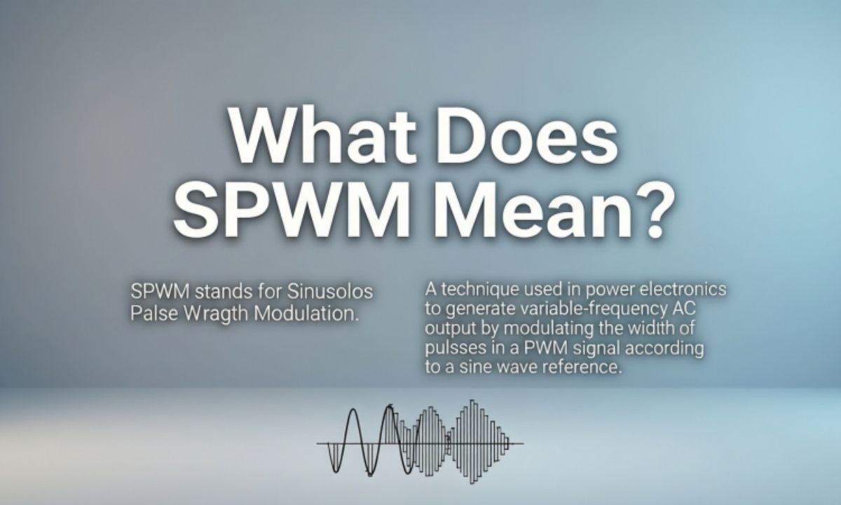 What Does SPWM Mean?